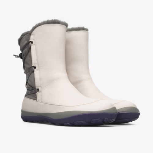 Camper Peu Pista Down Boots Grey - Womens Singapore ZOOWXA-972